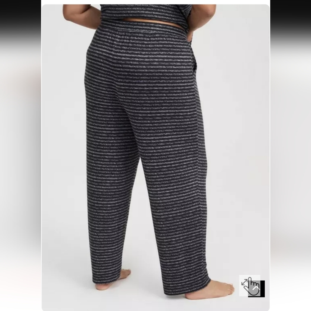 Torrid Super Soft Plush Straight Leg Sleep Pant - Picture 3 of 4